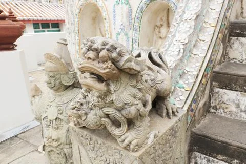 Statue from wat arun Foto stock