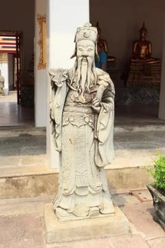 Statue from wat pho Stock Photos