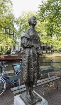 Statue by the water Foto stock