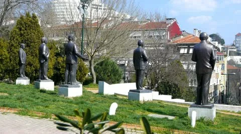 Statues-01 Video stock 10843320