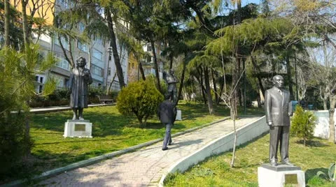 Statues-04 Video stock 10843259