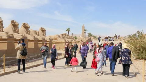 Statues Along the Alleys Stock Footage 87069007