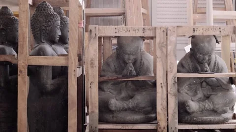 Statues of buddha Stock Footage 41750309