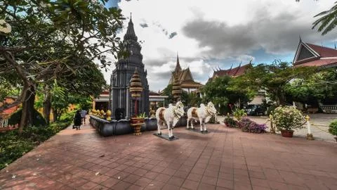 Statues in Cambodia Stock Photos