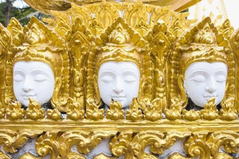 Statues design pattern mark stucco molding sculpture mortar mold lump mass fa Stock Photos