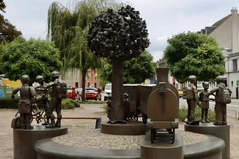 Statues in Diekirch Stock Photos