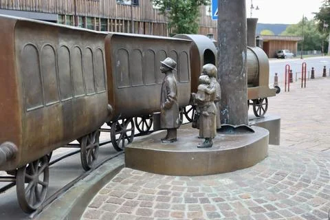 Statues in Diekirch Stock Photos