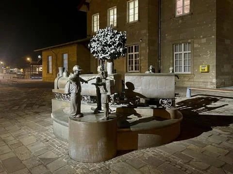 Statues in Diekirch Stock Photos