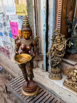 Statues of goddesses Foto stock