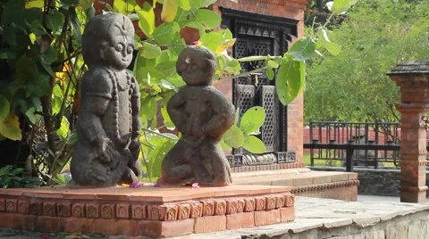 Statues of Idols Stock Footage 59183092