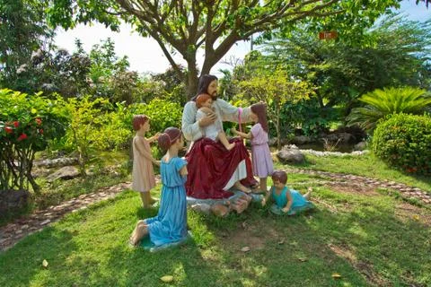Statues of jesus Foto stock