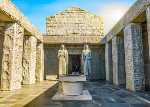 Statues in Mausoleum Stock Photos
