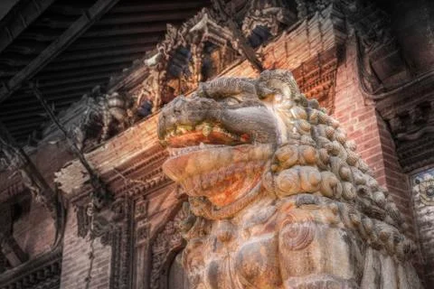 Statues of Nepal Stock Photos