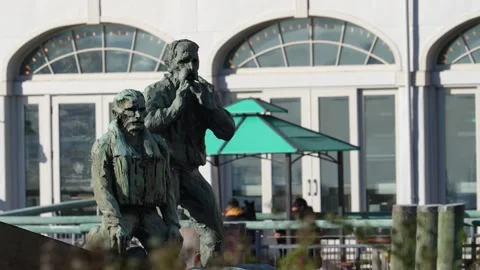 Statues of New york Video stock 228328389