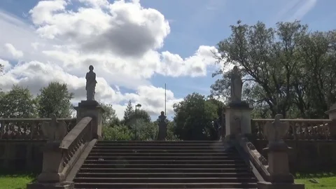 Statues at park Stock Footage 82366258
