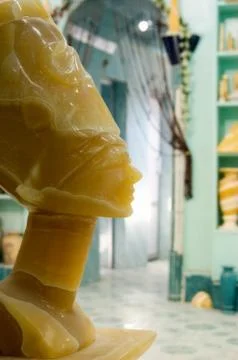 Statues in a shop Foto stock