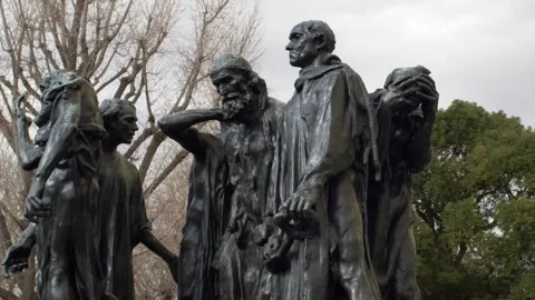 Statues in Ueno park, Tokyo Stock Footage 137881839