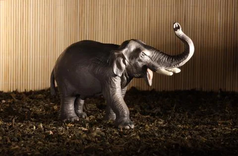 Statuette of an elephant Stock Photos