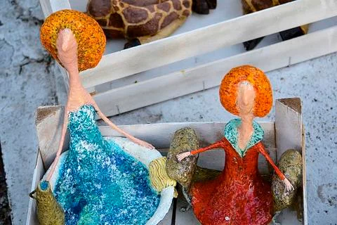 Statuettes Toys Stock Photos