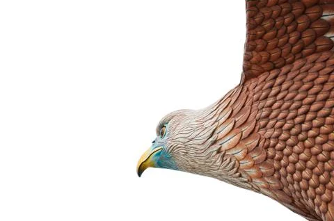 The status of eagle in langawi Stock Photos