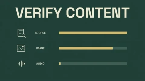Status indicators for data sources, images, and audio in a user interface Stock Footage 347591606