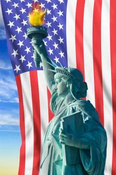 Statute of Liberty. Stock Photos