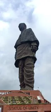 Statute of unity. Statute of sardar Patel. Tallest statute in the world. Stock Photos