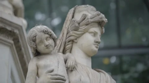 Statutes florence Stock Footage 143483038