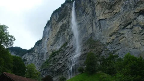 Staubbach Falls Stock Footage 199107166