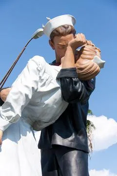 Staute- Unconditional Surrender Stock Photos