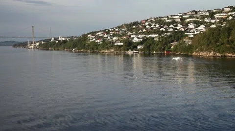 Stavanger bridge Stock Footage 11614917