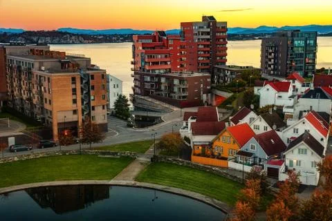 Stavanger in Norway Stock Photos