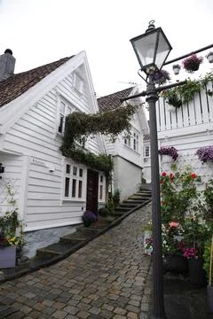 Stavanger Old Town Stock Photos