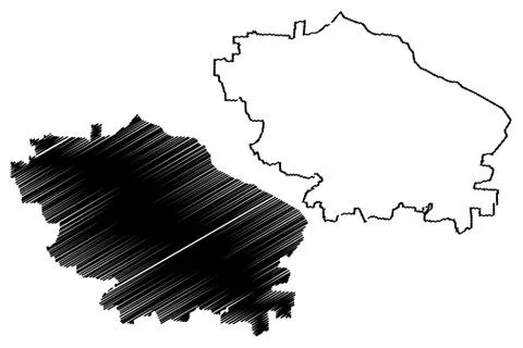 Stavropol Krai map vector.... Stock Illustration