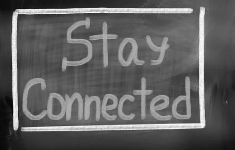 Stay Connected Concept Stock Illustration