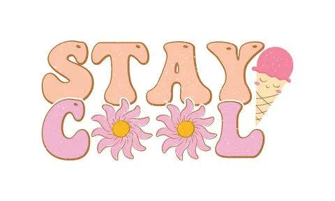 Stay Cool Stock Illustration