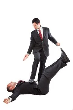 Stay down! Stock Photos