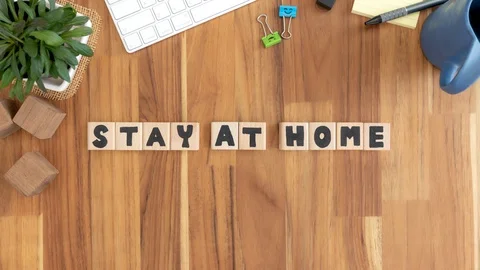 Stay at home. Stock Footage 128406788
