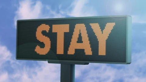 Stay at home Vídeos de archivo 128792262