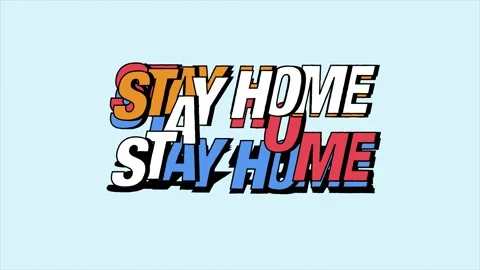 Stay home Stock-Footage 135793845