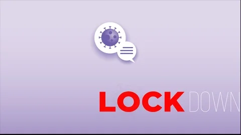 Stay home protect yourself in complete lock down Stock Footage 127067306