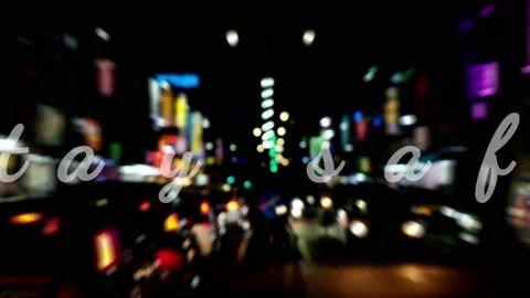 Stay safe 4K Stock Footage 143364836