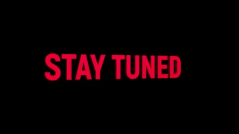 Stay tuned 3d text animation with word rotating effect. streaming and broad.. Stock Footage 313822022
