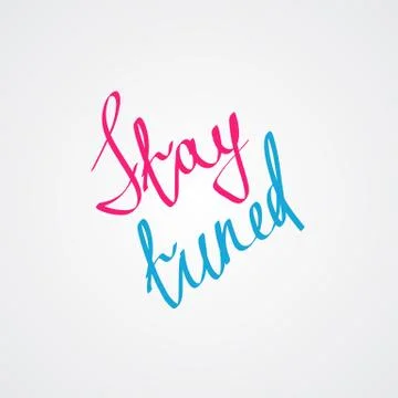 Stay tuned Stock Illustration