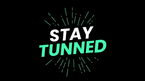 Stay tunned teaser background animation. Stock Footage 252138615