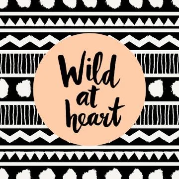 Stay Wild Stock Illustration