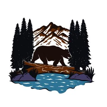 STAY WILD Stock Illustration