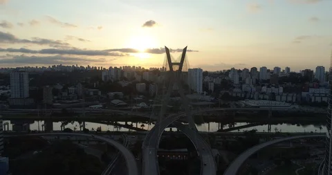 STAYED BRIDGE, PONTE ESTAIADA Quarantine, Quarentena 스톡 동영상 128022029
