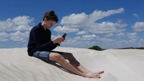 Staying connected from the most remote places 1 Stock Footage 106939775