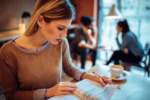 Staying focused Foto stock